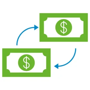 green border note dollar Singh money exchange logo